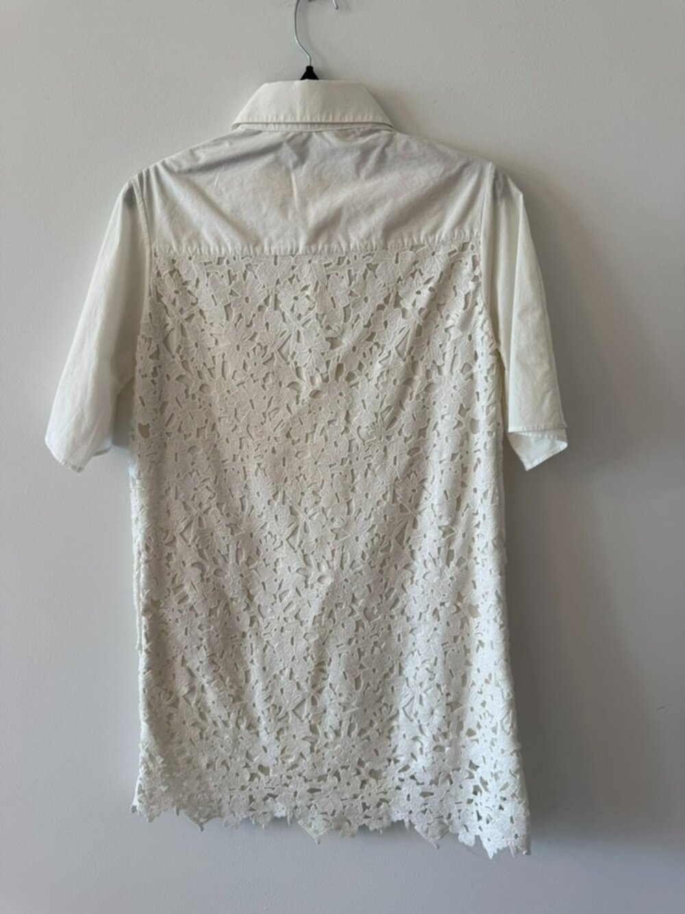COS Broderie Shirt Dress in White Size L - Picture 3 of 3